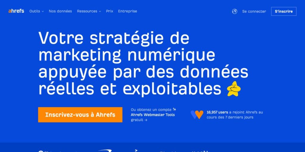 publicité marketing - Ahrefs